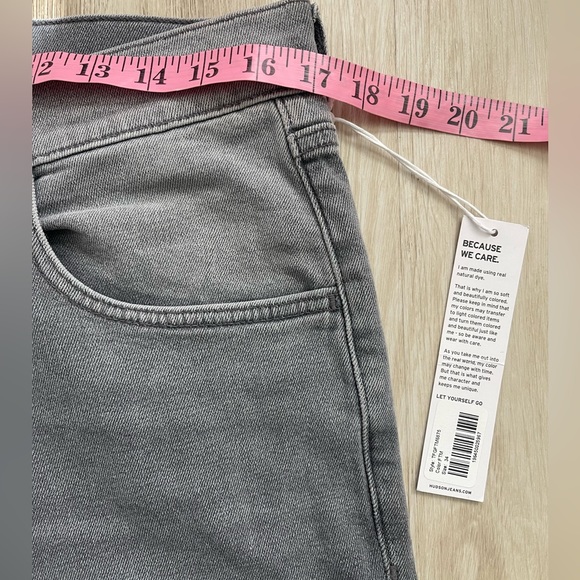 Hudson Men's Jeans Gray Size 34x 34 Blake Slim Straight Fit Denim Pants - Picture 4 of 5
